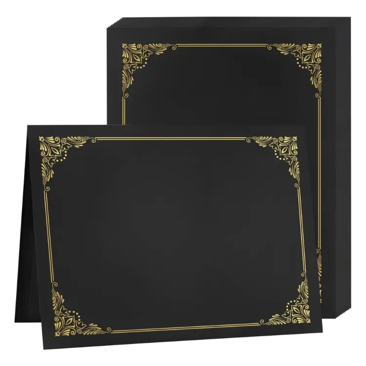 Certificate Holders with Elegant Gold-Trim - Image 7