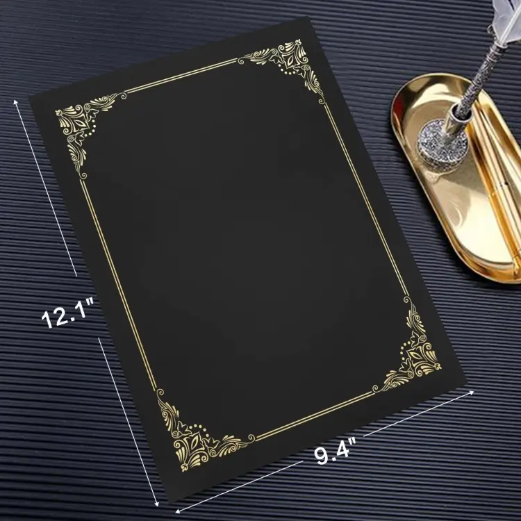 Certificate Holders with Elegant Gold-Trim - Image 6