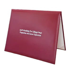 Diploma Cover w/ foil stamped logo