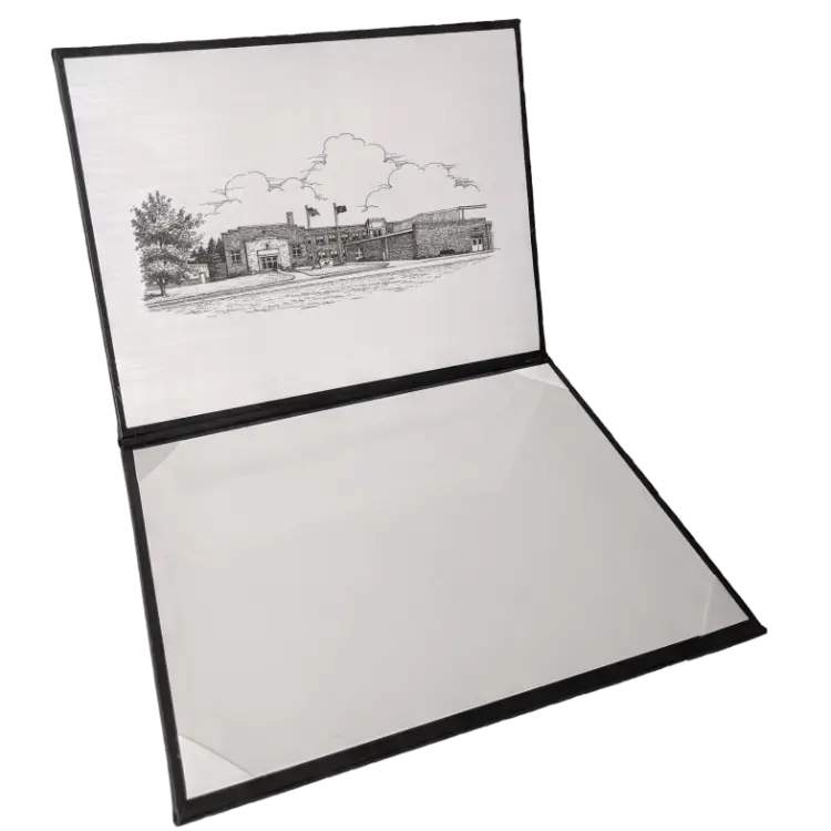 Diploma Cover w/ Inside Printing